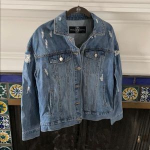Embellished jean jacket